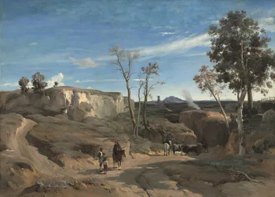 La Cervara, the Roman Campagna — Jean-Baptiste Camille Corot
