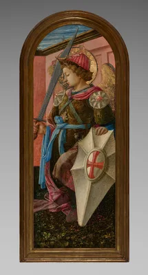 Panel from a Triptych: The Archangel Michael — Filippo Lippi
