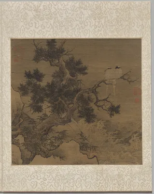 Birds on a Tree above a Cataract — Li Di