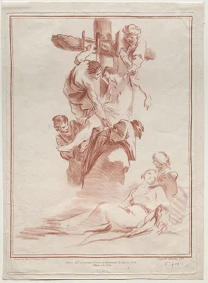 The Descent from the Cross — Jean-Baptiste Marie Pierre