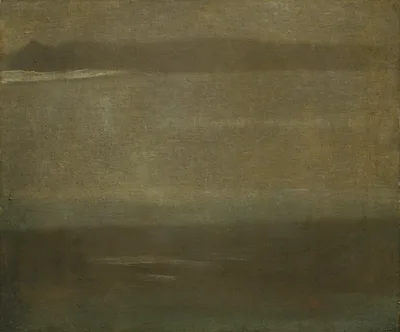 Gray and Silver:  A Nocturne — Walter Greaves