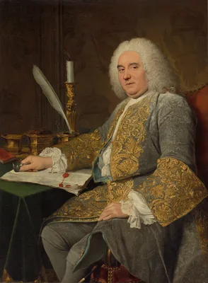 Portrait of Jean-Gabriel du Theil at the Signing of the Treaty of Vienna — Joseph Aved