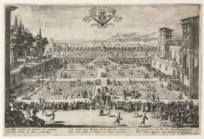 The Palace Gardens at Nancy — Jacques Callot