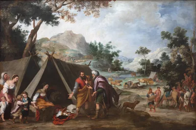 Laban Searching for His Stolen Household Gods — Bartolomé Esteban Murillo