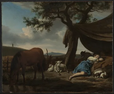 Sleeping Shepherds — Adriaen van de Velde
