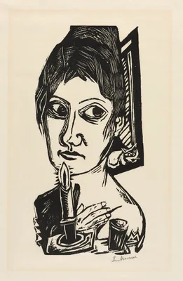 Woman with Candle — Max Beckmann