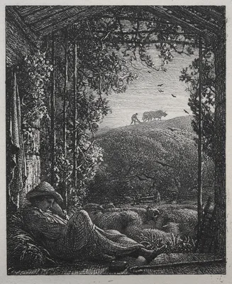 The Sleeping Shepherd — Samuel Palmer