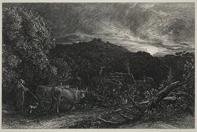 The Weary Plowman — Samuel Palmer