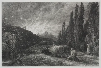 The Early Plowman — Samuel Palmer