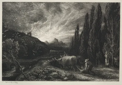 The Early Plowman — Samuel Palmer