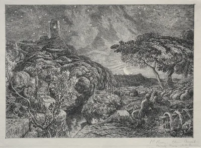 The Lonely Tower — Samuel Palmer