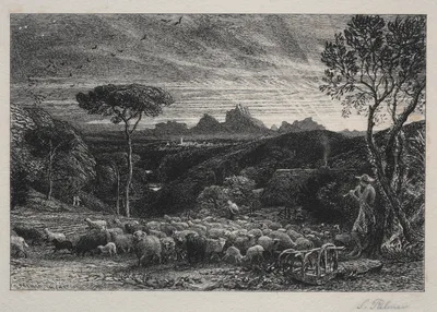 Opening the Fold — Samuel Palmer