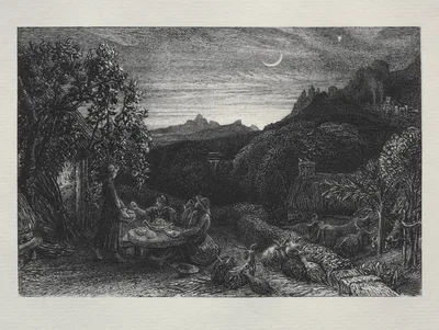 The Homeward Star — Samuel Palmer