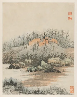Reminiscences of Qinhuai River — Shitao