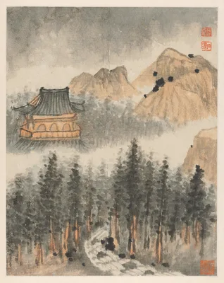 Reminiscences of Qinhuai River — Shitao