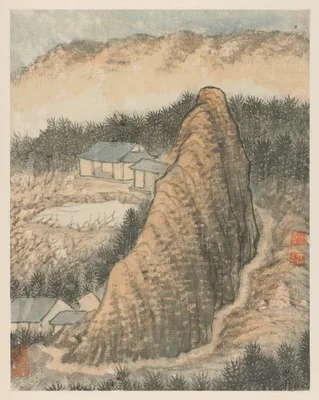 Reminiscences of Qinhuai River — Shitao