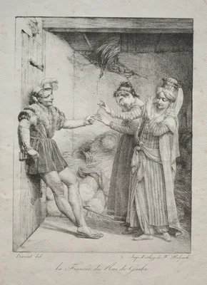 The Fiancée of the King of Garbe — Louis Hersent