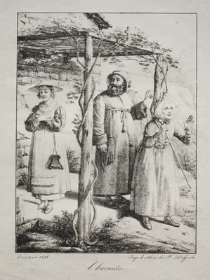 The Hermit — Louis Hersent