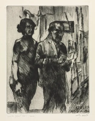 In the Studio — Lovis Corinth