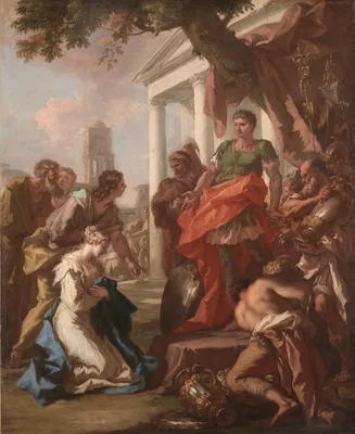 The Continence of Scipio — Giovanni Antonio Pellegrini
