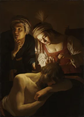 Samson and Delilah — Gerard van Honthorst