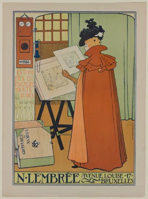 Poster for the Lembrée Gallery — Théo van Rysselberghe