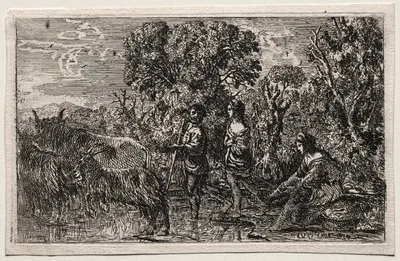 Le Passage du gué — Claude Lorrain