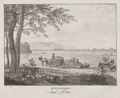 Nieder-oesterreich, Insel Lobau — Jakob Alt