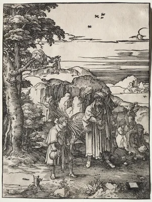 Abraham Going to Sacrifice Isaac — Lucas van Leyden