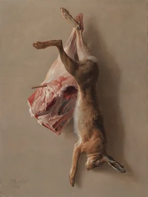 A Hare and a Leg of Lamb — Jean-Baptiste Oudry