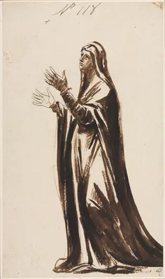 Mater Dolorosa (Mourning Mother) — George Romney
