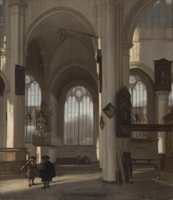 Interior of a Church — Emanuel de Witte