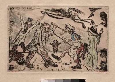 The Seven Deadly Sins: Anger — James Ensor