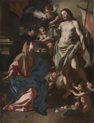 The Risen Christ Appearing to the Virgin — Francesco Solimena