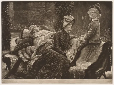 The Garden Bench — James Tissot