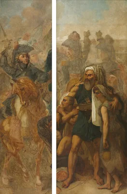 General Jean-Baptiste Kléber and Egyptian Family (Sketches for "The Battle of the Pyramids") — Antoine-Jean Gros