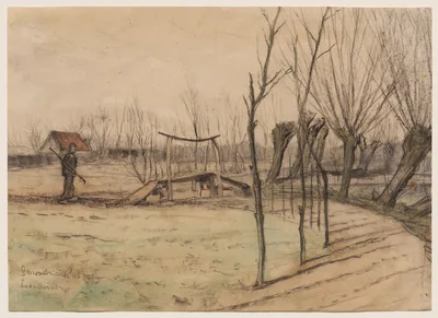 Landscape at Loosduinen — Piet Mondrian