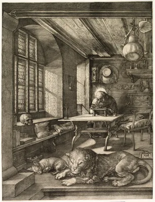 St. Jerome in his Study — Albrecht Dürer
