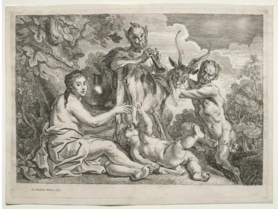 Jupiter Nourished by the Goat Almathea — Jacob Jordaens