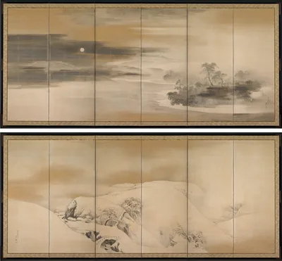 Summer Night; Winter Day — Maruyama Ōkyo
