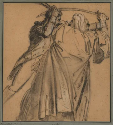 Two Arabs, for "The Revolt of Cairo" — Anne-Louis Girodet