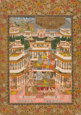 Tiered Court Scene — Chitarman  II