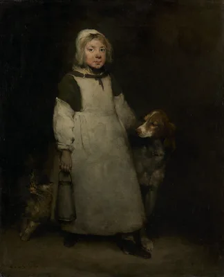The Little Milkmaid — Augustin Théodule Ribot