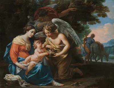 Rest on the Flight into Egypt — Charles Poerson
