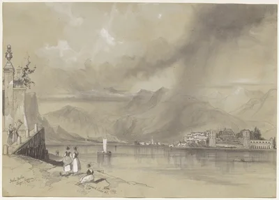 Isola Bella, Lago Maggiore — Edward Lear