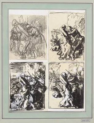 Fusilade dans une rue — Auguste-Louis Lepère