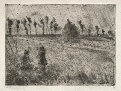 Rain Effect — Camille Pissarro