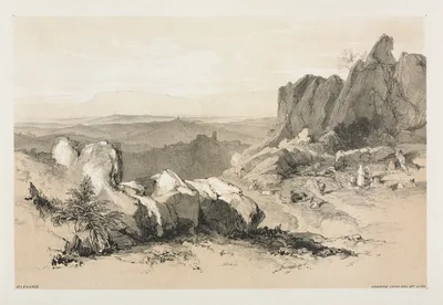 Olevano — Edward Lear