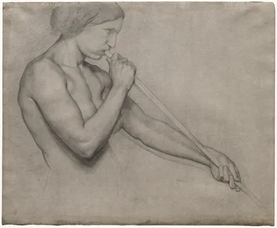 Angel Blowing a Trumpet — Edgar Degas