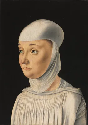 Portrait of a Woman, Possibly a Novice of San Secondo — Jacometto Veneziano